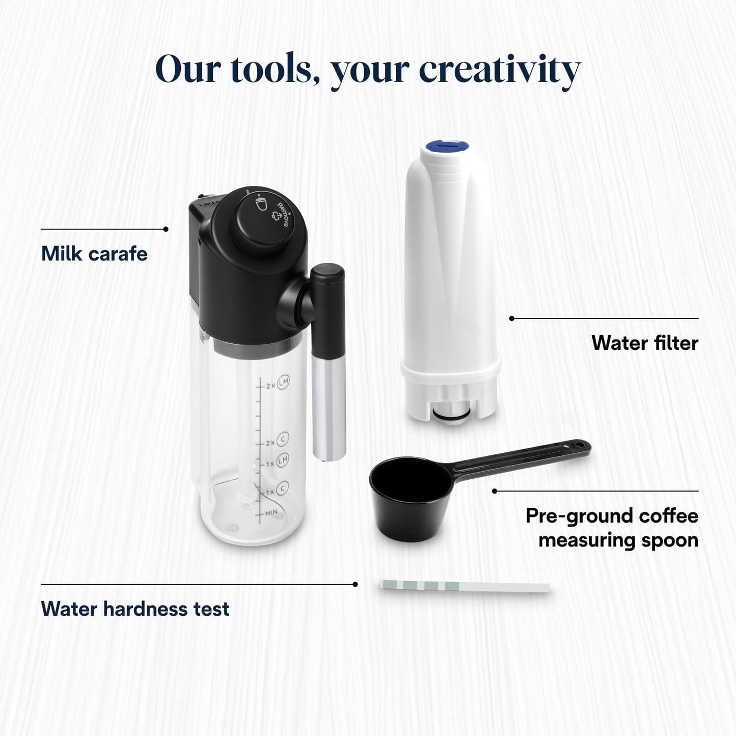 Magnifica Start ECAM220.60.B, Fully Automatic Bean to Cup Coffee Machine with 4 One-Touch Recipes, Soft-Touch Control Panel, Auto Milk, 1450W, Black